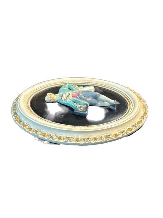 Vintage Italian 3D Empire Figure Wall Art - Victorian Gentleman in Ornate Gold O - Picture 5 of 7
